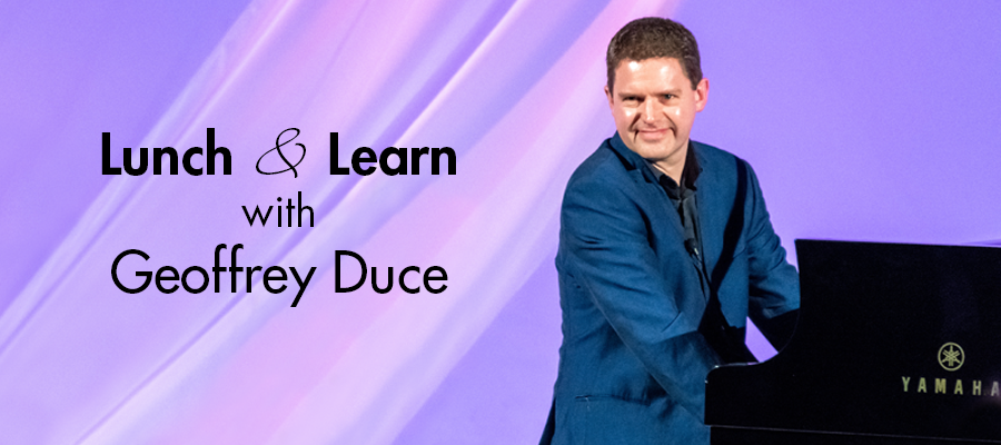 Lunch and Learn with Geoffrey Duce